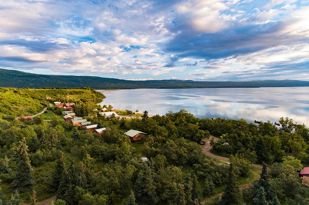 Alaska fly fishing lodge